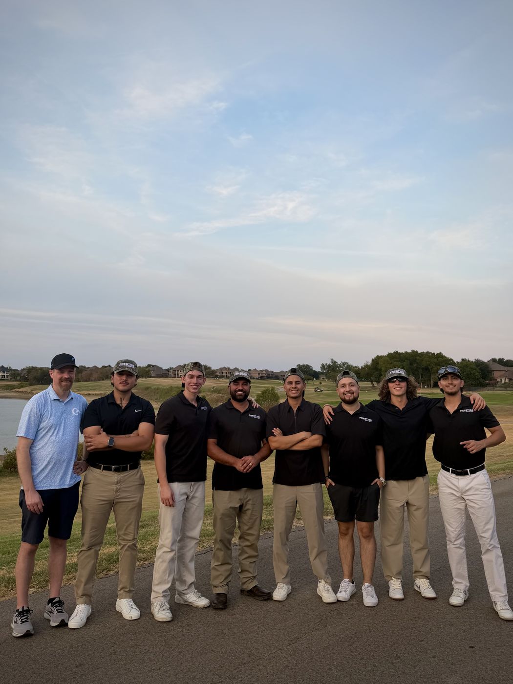 Prestige team at an event